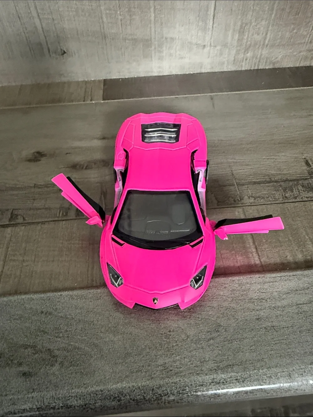Kinsmart Die-Cast Kids Toy Sports Car Set - Pink, Blue, Red Pull Back Cars